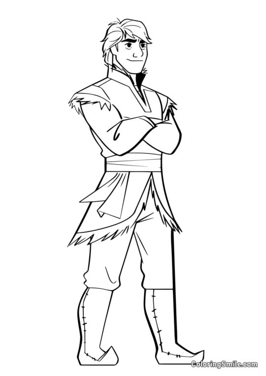 Kristoff z Krainy Lodu 2 Kristoff z Krainy Lodu 2 - Kolorowanka