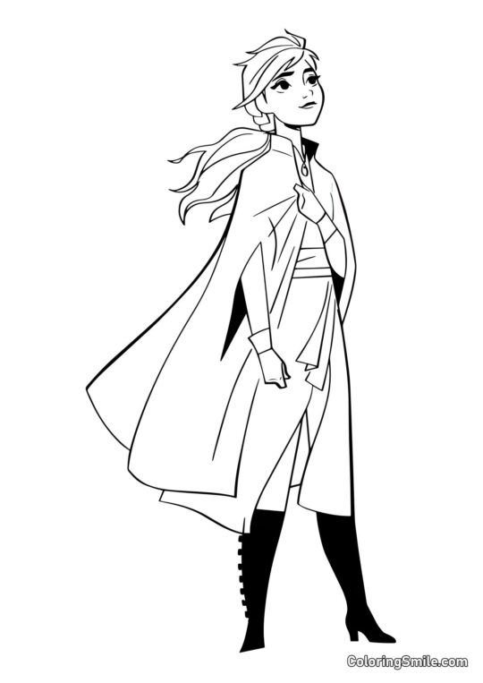 Anna z Krainy Lodu 2 Anna z Krainy Lodu 2 - Kolorowanka